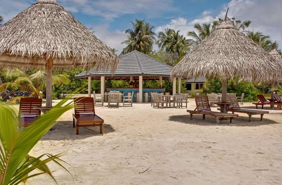 Een foto van het strand bij Villa Park Sun Island
