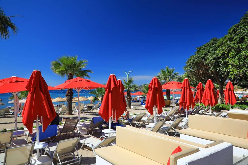 Een foto van het strand bij Very Chic Bodrum