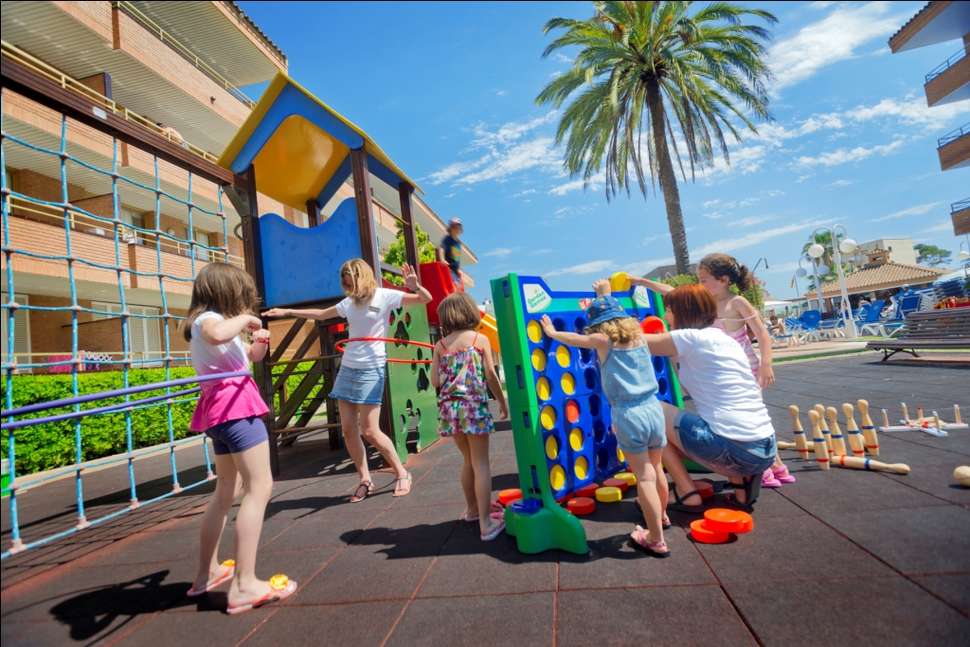 Een foto van de faciliteiten bij Aparthotel Voramar