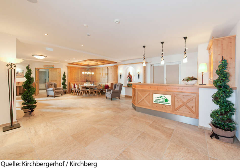 Een foto van het interieur van Hotel Kirchbergerhof
