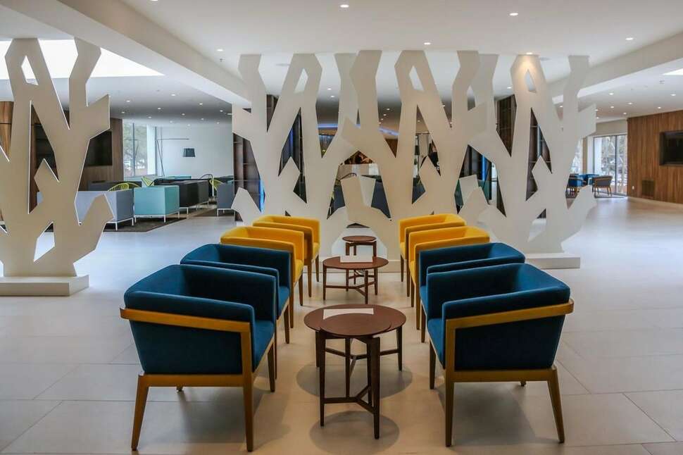 Een foto van het interieur van Park Plaza Belvedere