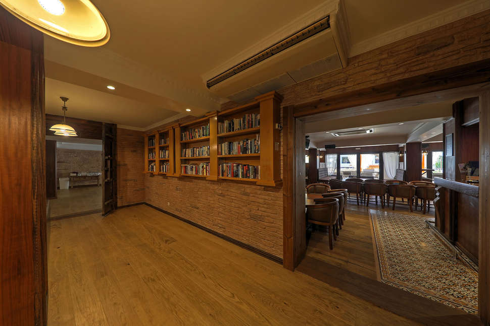 Een foto van het interieur van Paladim & Alagoa Mar Hotels
