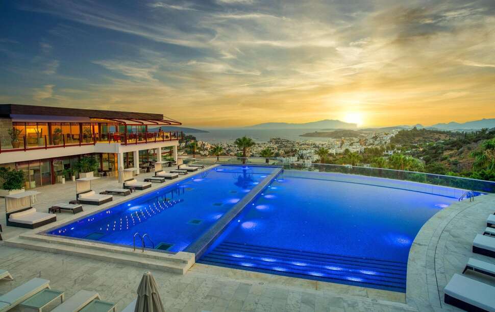 Ein Foto vom Pool im Hillstone Bodrum Hotel & Spa