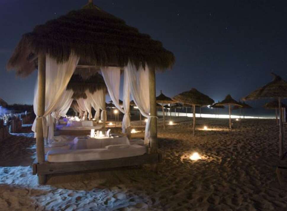 Ein Foto vom Strand beim Yadis Djerba Golf Thalasso & Spa