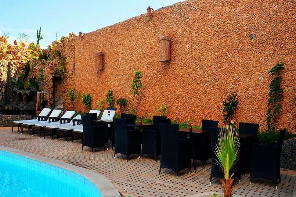 Een foto van het zwembad bij Omega Hotel Agadir