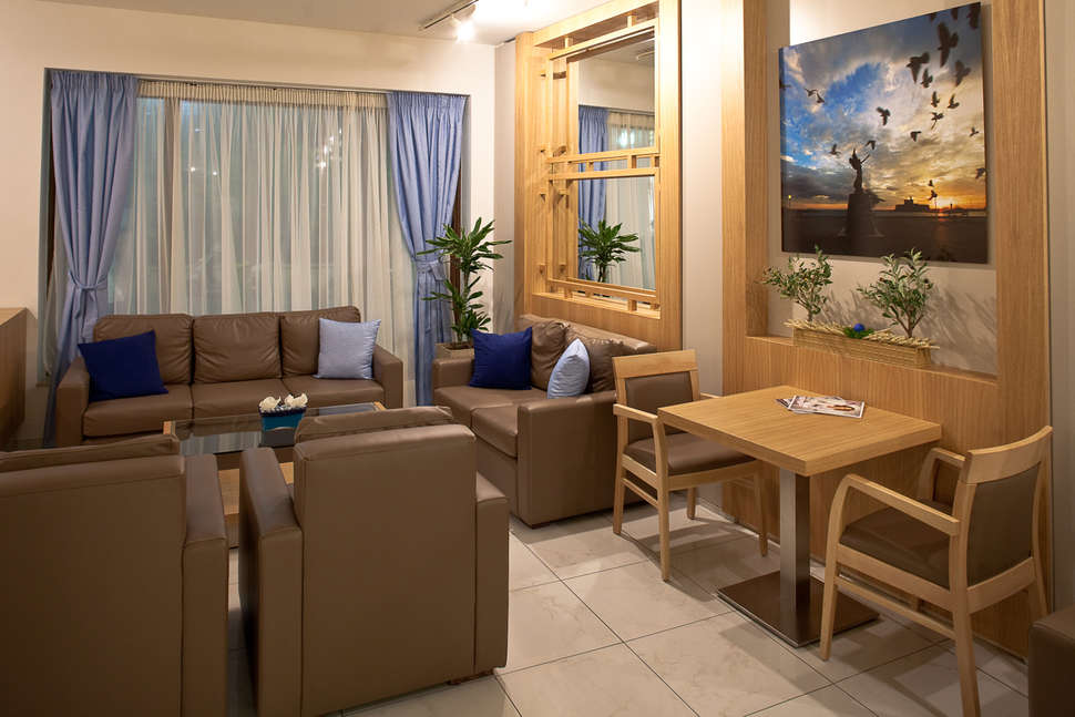 Ein Foto vom Innenbereich im Hermes Hotel Rhodos