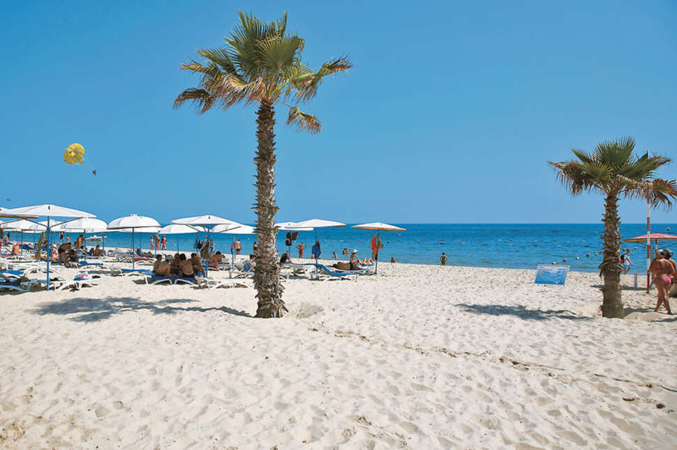 Een foto van het strand bij El Mouradi Port El Kantaoui