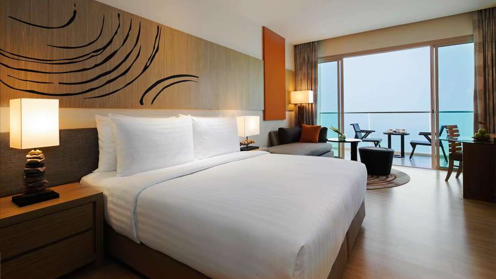 Ein Foto von einer Übersicht des Mövenpick Siam Hotel Pattaya