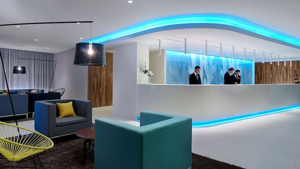 Een foto van het interieur van Park Plaza Belvedere