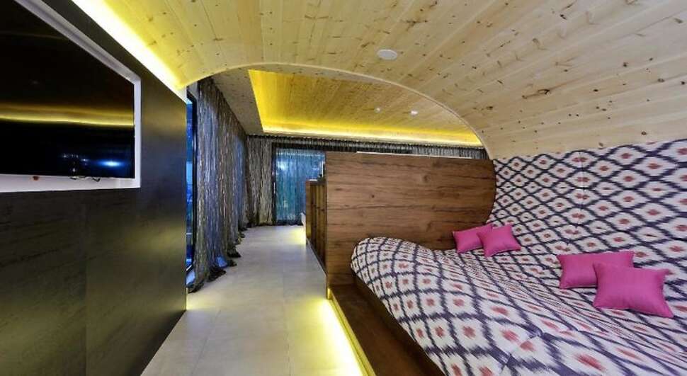 Een foto van het interieur van Hotel Kendler