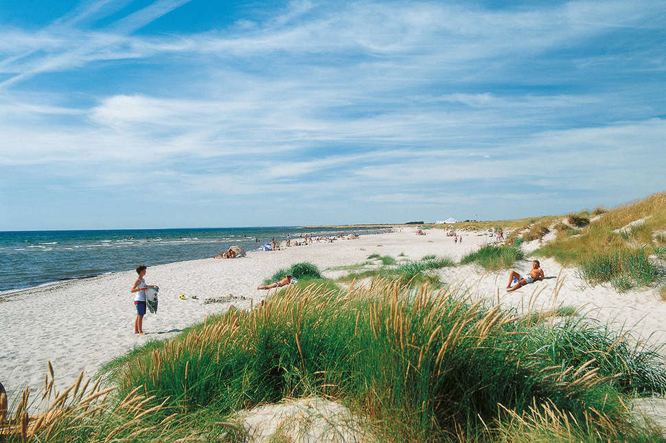 Een foto van het strand bij Vakantiepark Lalandia Rødby