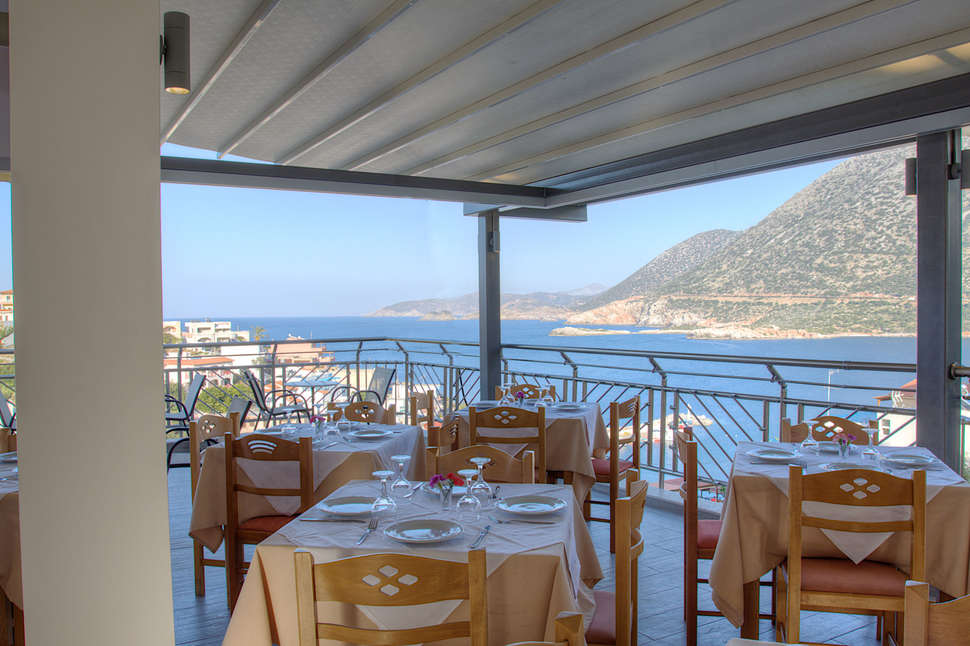 Ein Foto von den Einrichtungen im Aparthotel Athina