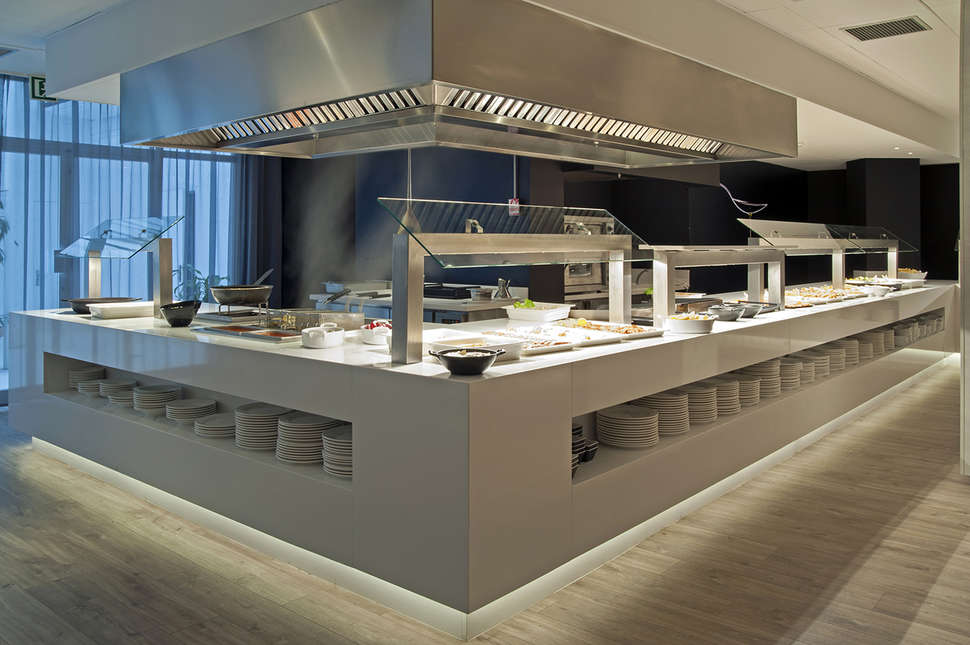 Een foto van het interieur van Hotel Bernat II