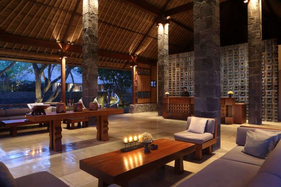 Ein Foto vom Innenbereich im Alila Ubud