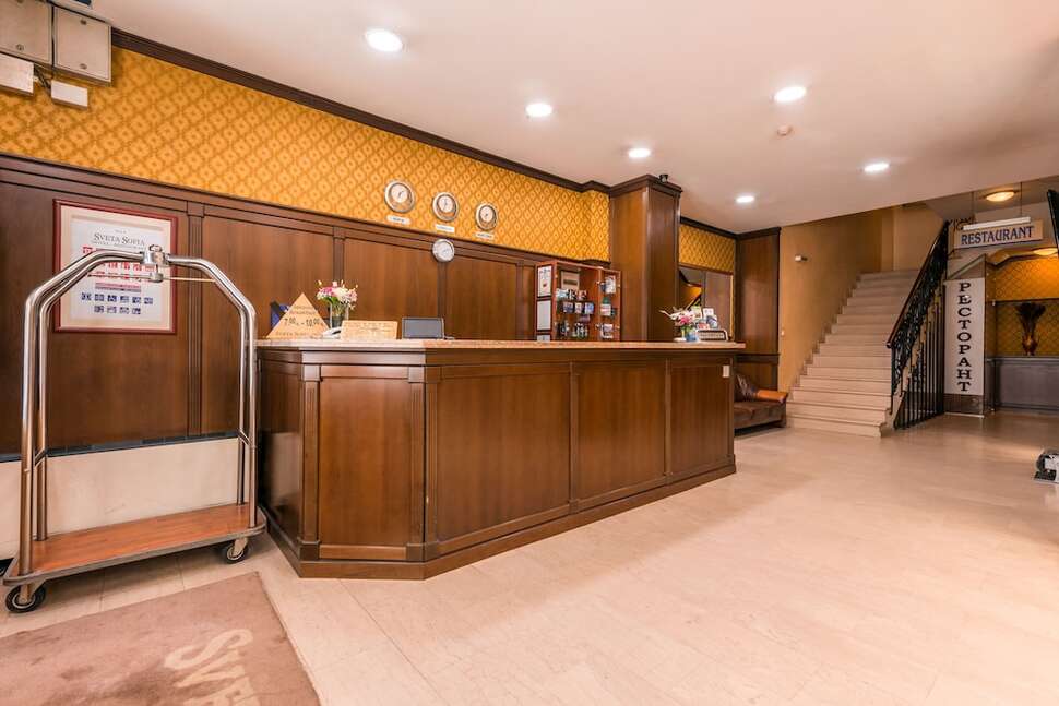 Een foto van het interieur van Sveta Sofia