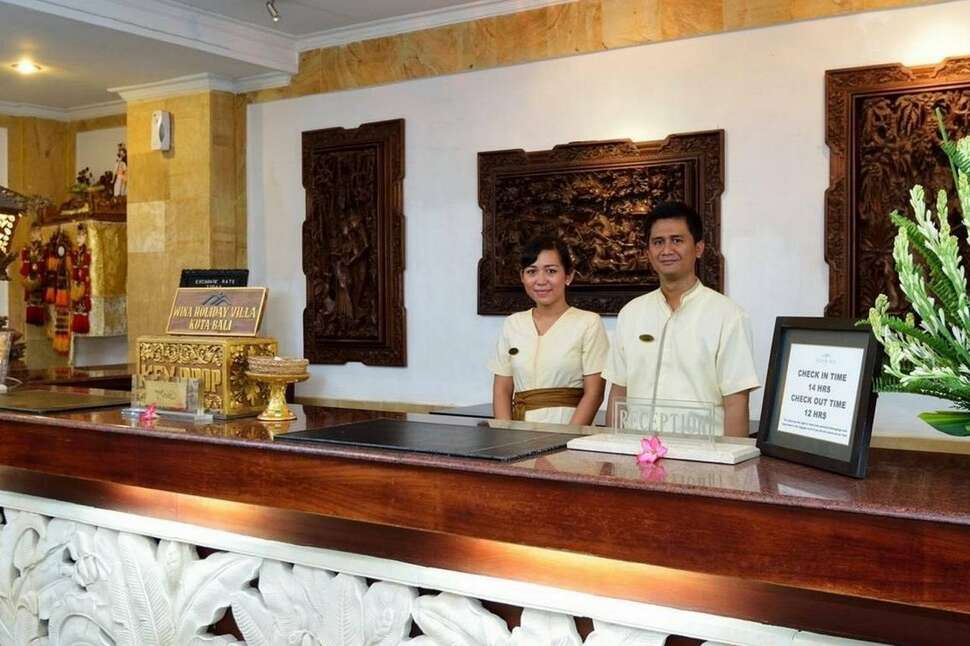 Een foto van het interieur van Wina Holiday Villa Kuta Bali