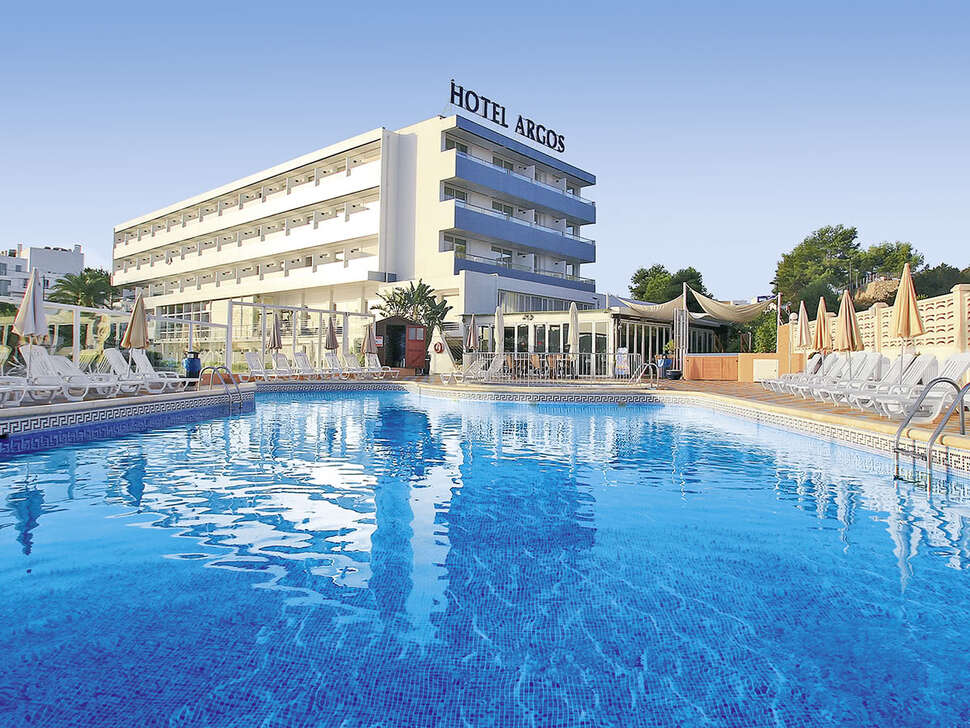 Een foto van een overzicht van Hotel Argos