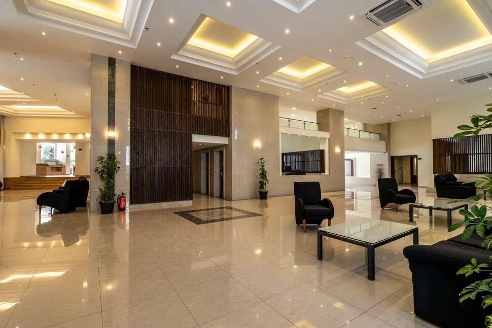Een foto van het interieur van Castellum Suites