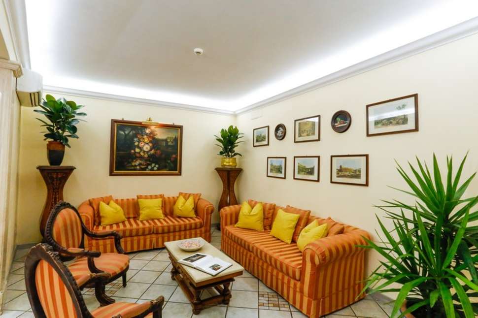 Een foto van het interieur van Hotel Tempio di Pallade