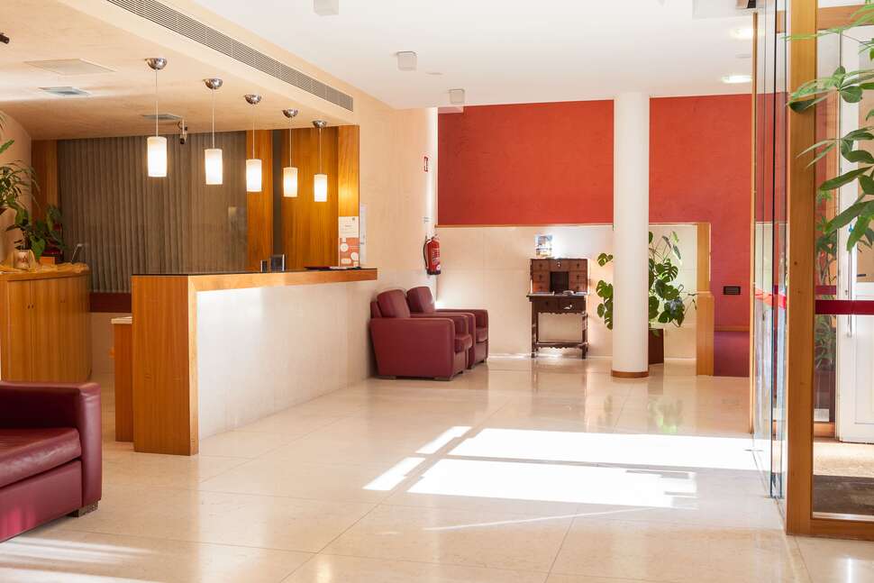 Een foto van het interieur van Hotel do Lago