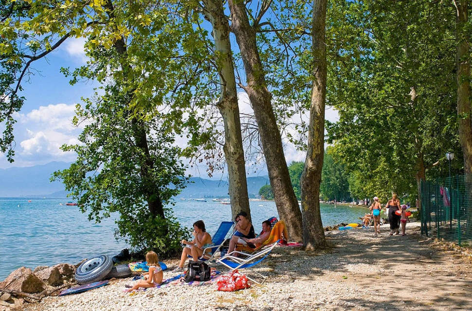 Een foto van het strand bij Camping Cisano & San Vito