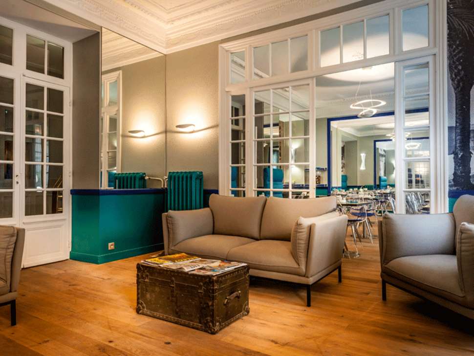 Een foto van het interieur van Nice Excelsior Hotel