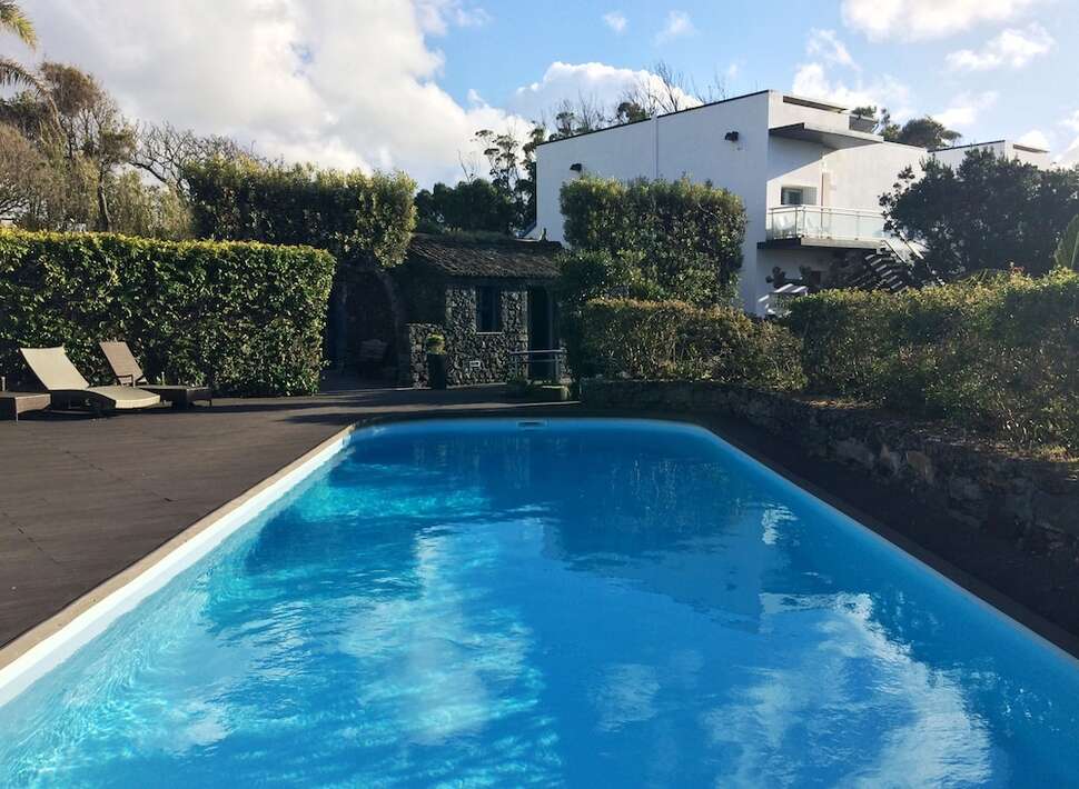 Een foto van het zwembad bij Quinta De Santana