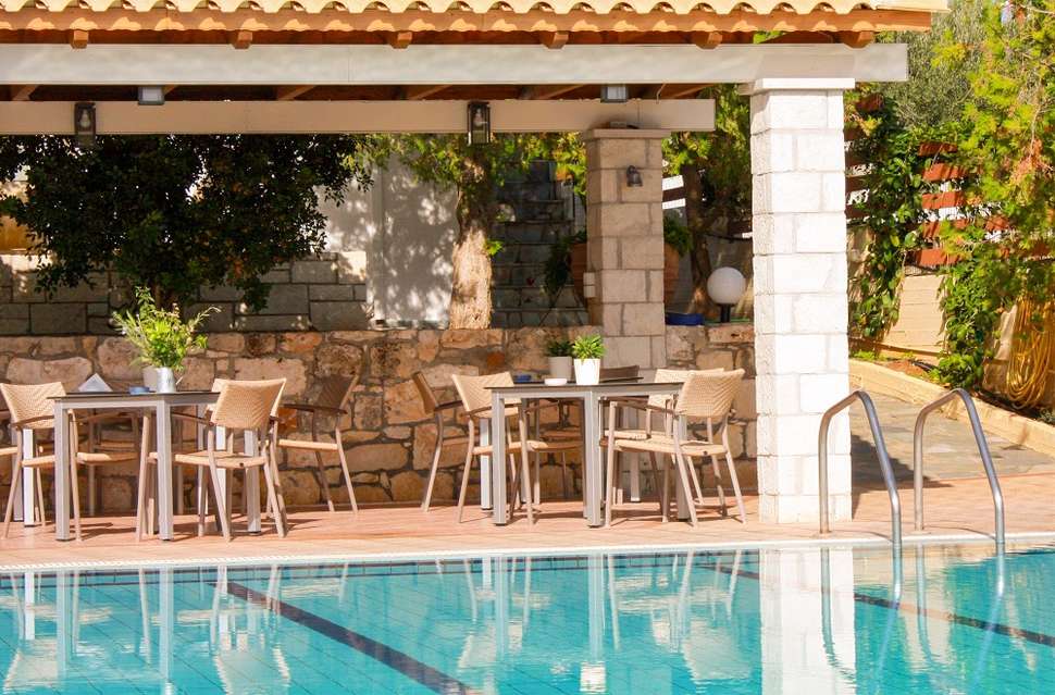 Een foto van het zwembad bij Villa Vicky