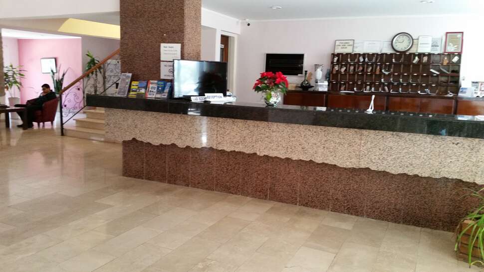 Een foto van het interieur van Mountain View Hotel