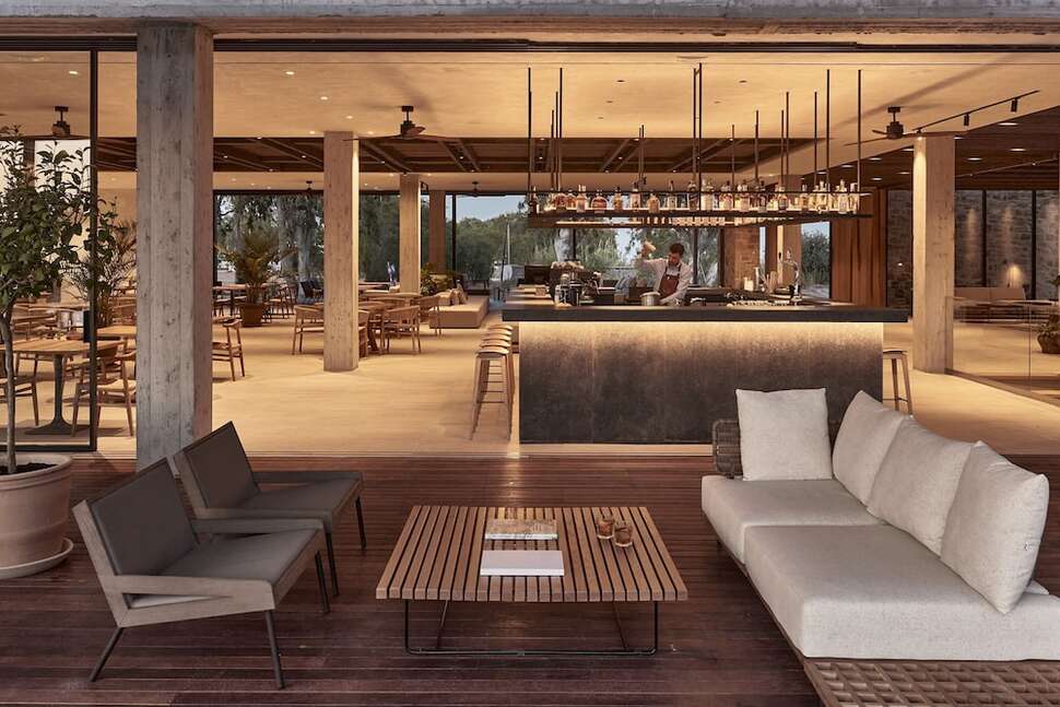 Een foto van de faciliteiten bij Theros All Suite Hotel