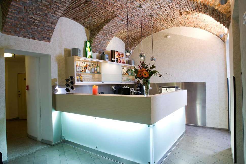 Een foto van het interieur van Hotel Pav