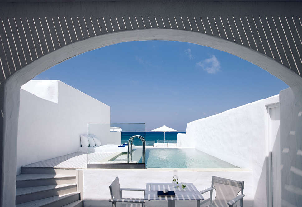 Een foto van Knossos Beach Bungalows & Suites