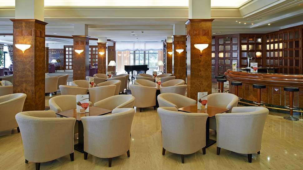 Een foto van het interieur van Hipotels Hipocampo Palace & Spa Hotel