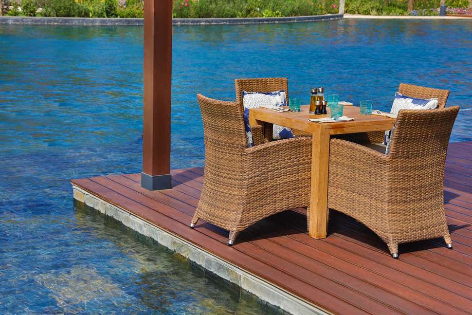 Een foto van het terras bij Hilton Cabo Verde Sal Resort