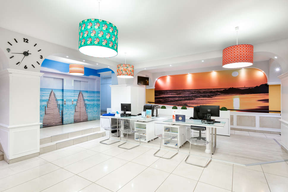 Een foto van het interieur van Aparthotel Dragos Del Sur