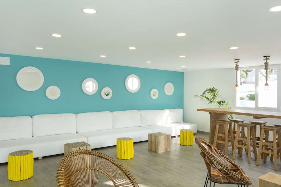 Een foto van het interieur van HSM Sandalo Beach