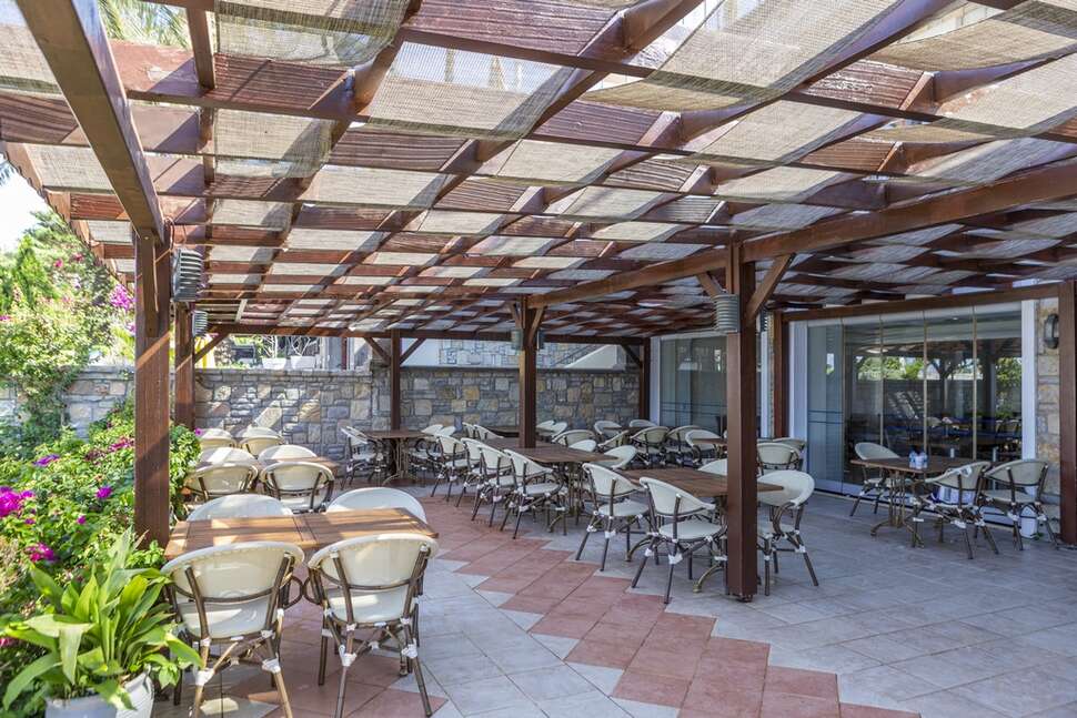 Een foto van het terras bij Diamond of Bodrum
