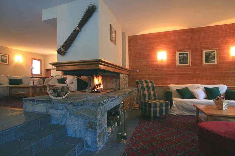 Een foto van het interieur van Les Chalets du Galibier