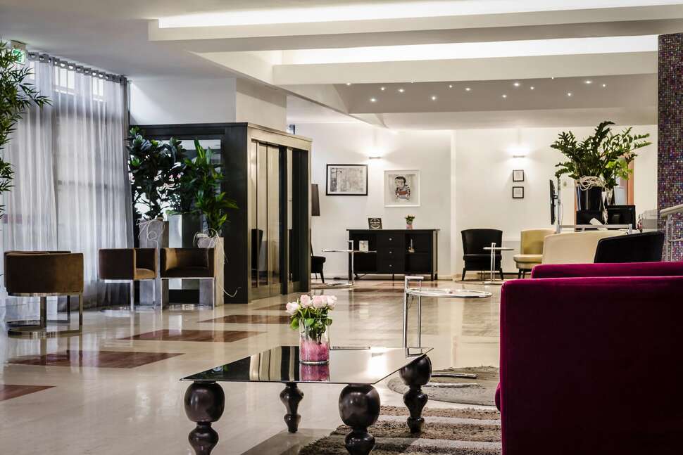 Een foto van het interieur van Eurostars Roma Aeterna