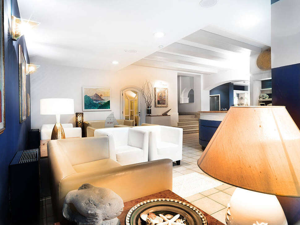 Een foto van het interieur van Hotel Riviera Castelsardo