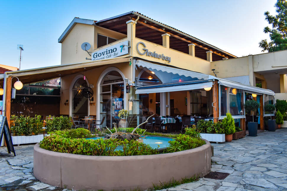 Een foto van de faciliteiten bij Govino Bay Corfu
