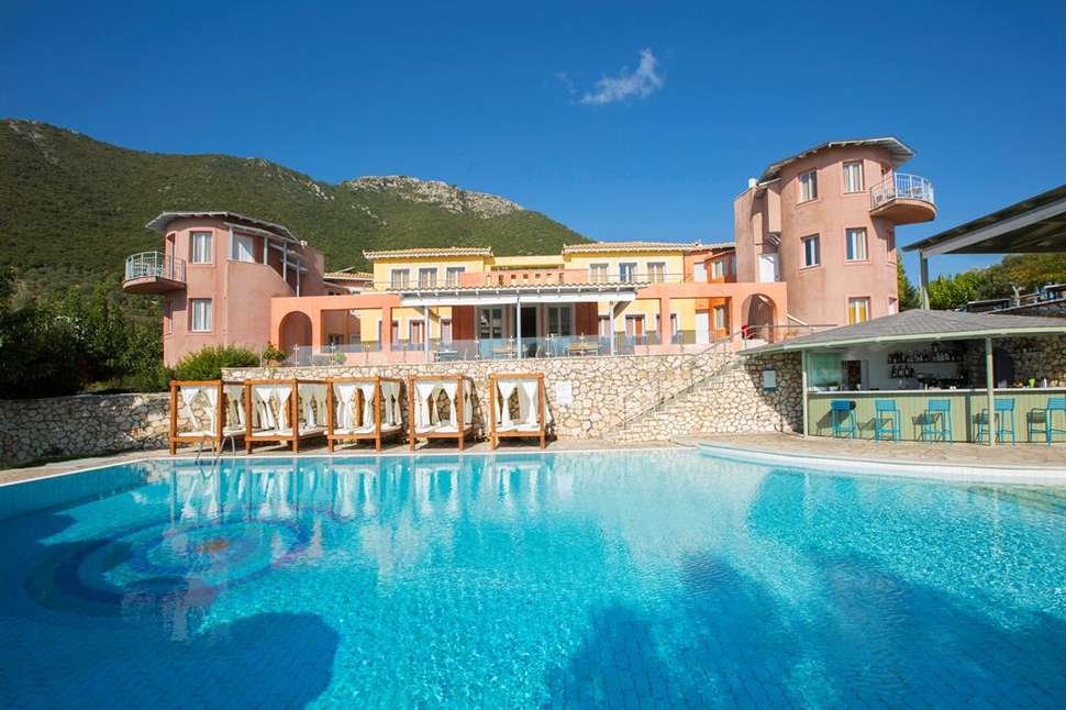 Ein Foto vom Pool im Red Tower Hotel