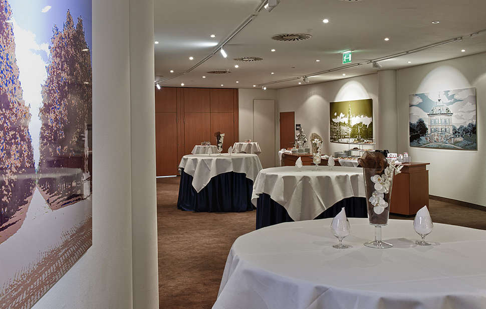 Een foto van het interieur van Wyndham Garden Dresden