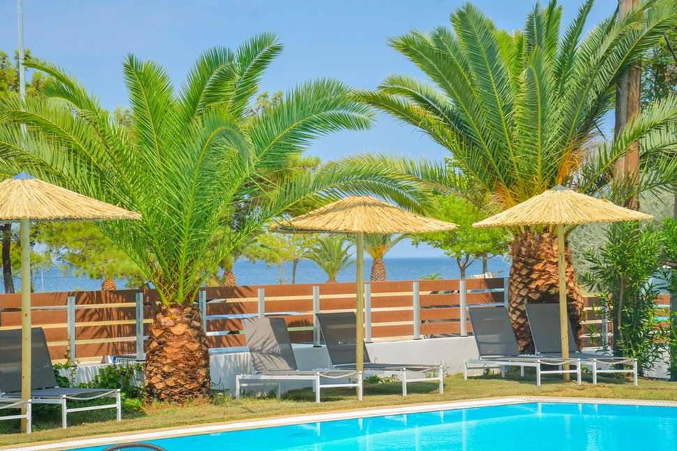 Ein Foto vom Pool im Inspira Boutique Hotel