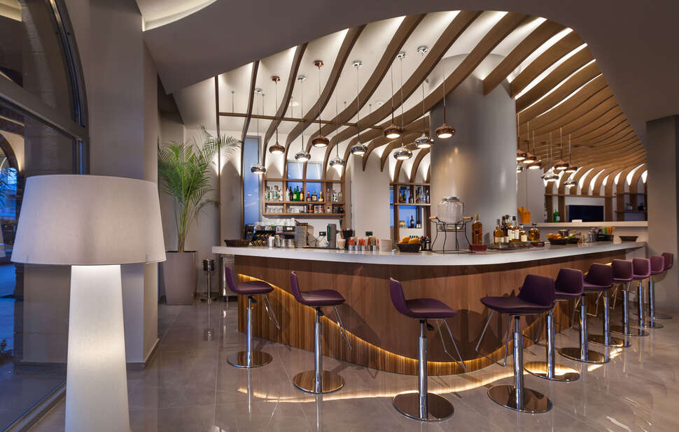 Een foto van de faciliteiten bij Blue Lagoon City Hotel