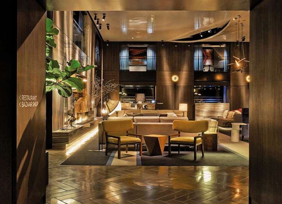 Een foto van het interieur van Paramount Hotel New York