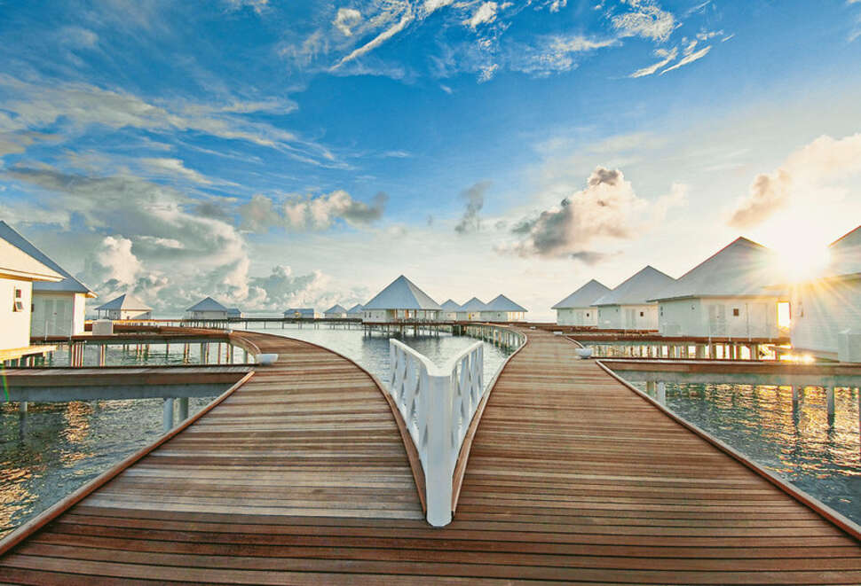 Ein Foto Diamonds Thudufushi Beach & Water Villas