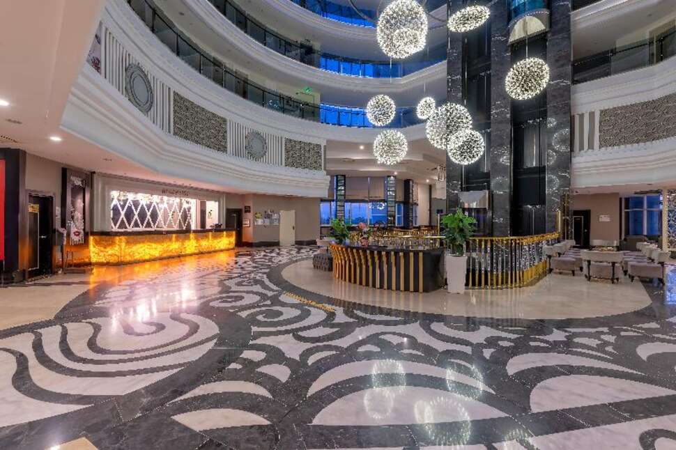 Een foto van het interieur van Port River Hotel & Spa