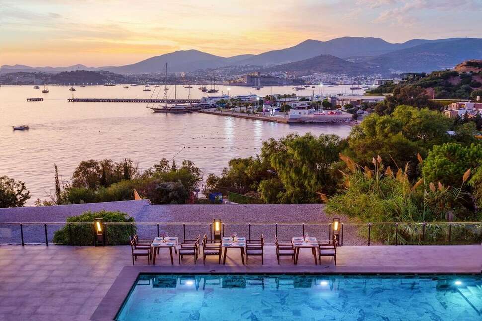 Een foto van het zwembad bij Senses Hotel Bodrum