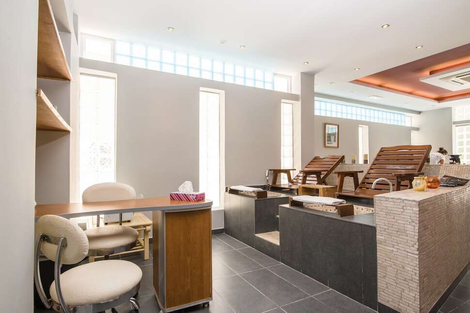 Een foto van de faciliteiten bij Antinea Suites & Spa